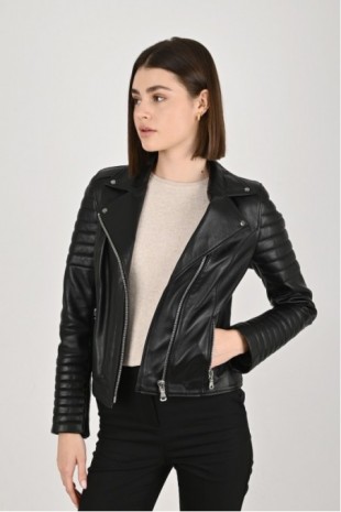 Women's Leather Coat 1515MDRZ