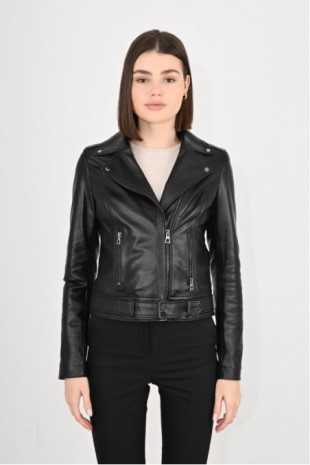 Women's Leather Coat 2048