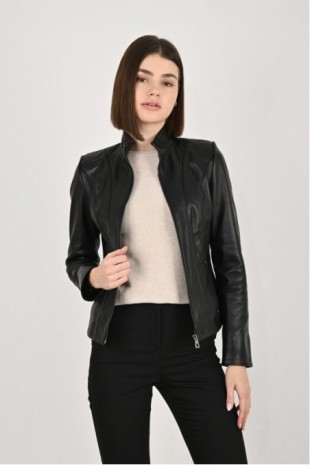 Women's Leather Coat 8010MDRZ