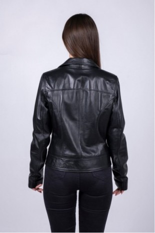 Women's Leather Coat 8015