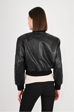 Women's Leather Coat 8040Zr