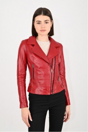 Women's Leather Coat 904