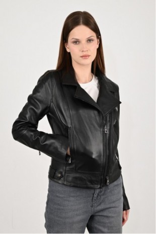 Women's Leather Coat 904