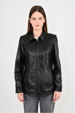 Women's Leather Coat 1121MDRZ