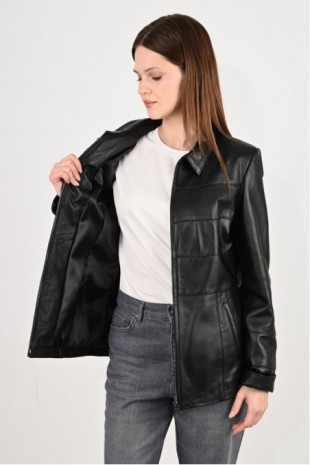 Women's Leather Coat 1121MDRZ
