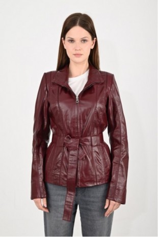 Women's Leather Coat 920KSN