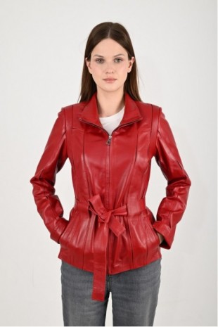 Women's Leather Coat 920KSN