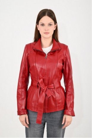 Women's Leather Coat 920KSN