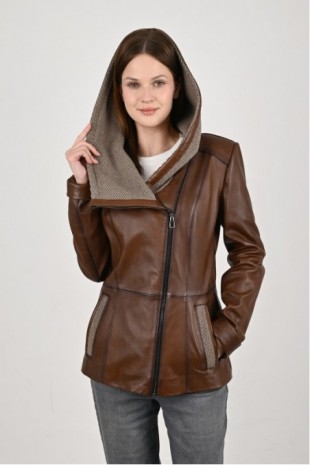Women's Leather Coat 07KSN