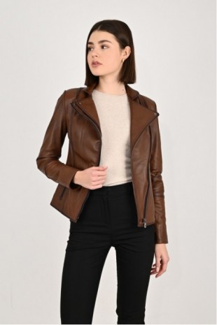 Women's Leather Coat 409MDRZ