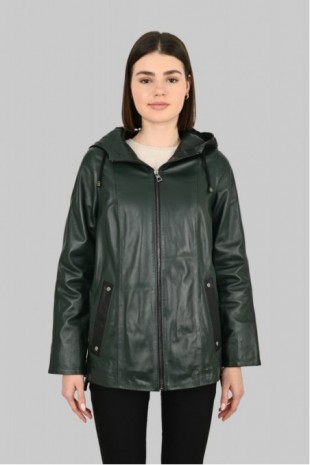 Women's Leather Coat 8011KSN