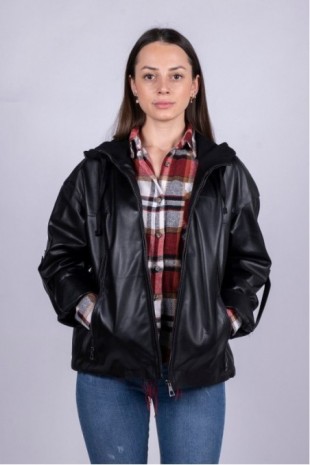 Women's Leather Coat 8016