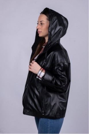 Women's Leather Coat 8016