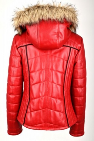 Women's Leather Coat 8137ÞM
