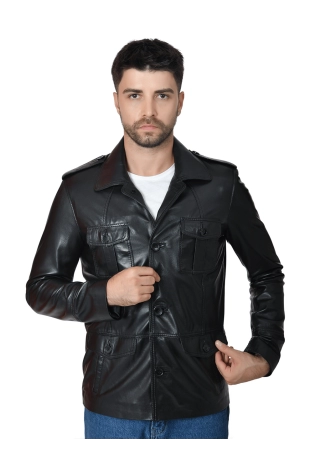 Men's Genuine Leather...