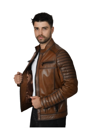 Men's Genuine Leather...