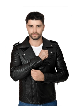 Men's Genuine Leather...