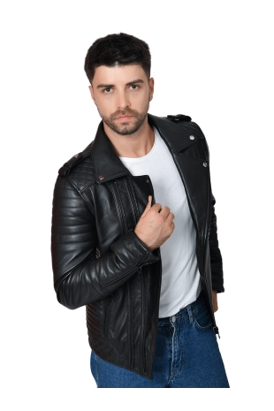 Men's Genuine Leather...