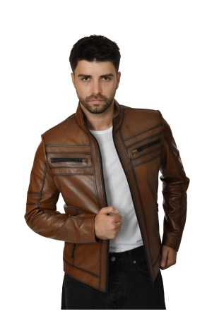 Men's Genuine Leather...