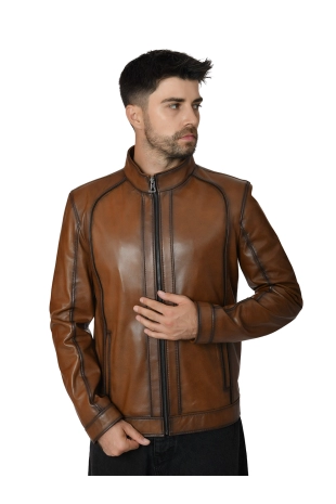 Men's Genuine Leather...