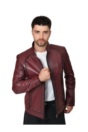 Men's Genuine Leather...