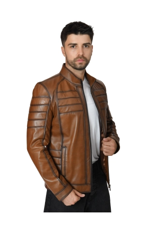 Men's Genuine Leather...