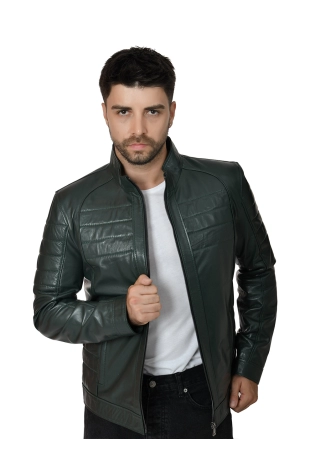 Men's Genuine Leather...