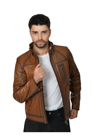 Men's Genuine Leather...