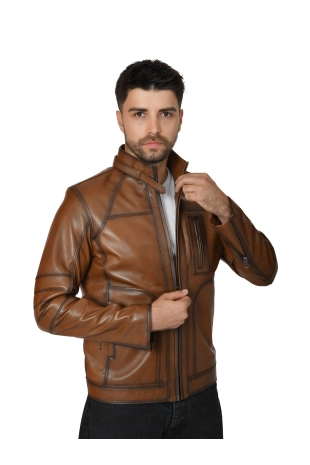 Men's Genuine Leather...