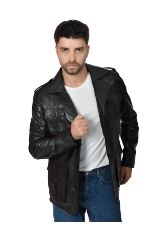 Men's Genuine Leather...