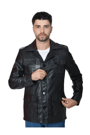 Men's Genuine Leather...