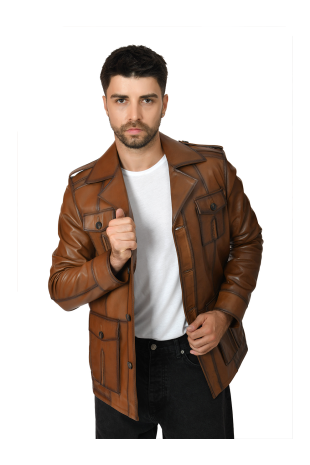 Men's Genuine Leather...