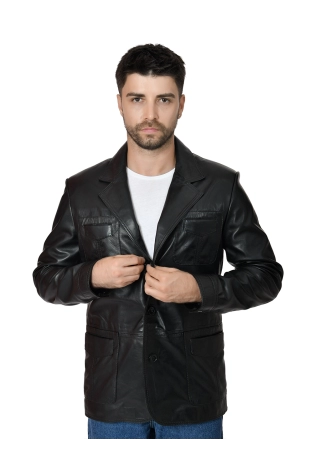 Men's Genuine Leather...
