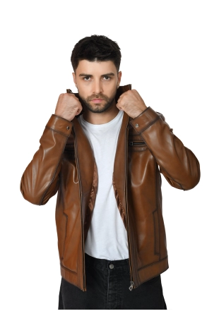 Men's Genuine Leather...