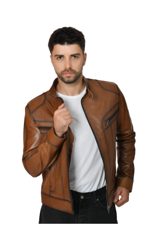 Men's Genuine Leather...