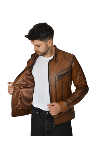 Men's Genuine Leather...