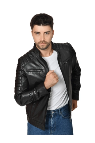 Men's Genuine Leather...