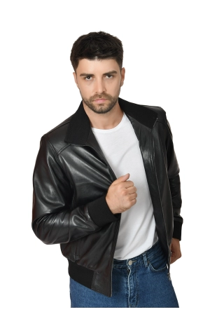 Men's Genuine Leather...