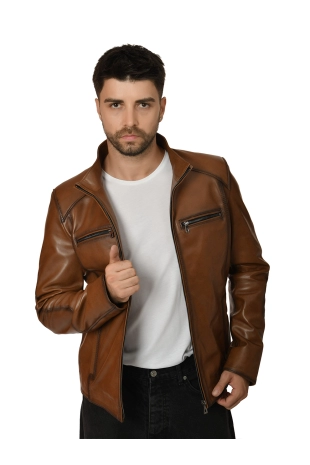 Men's Genuine Leather...