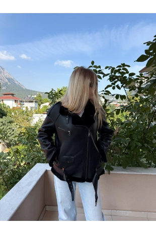 Kadın Hakiki Deri Ceket 607