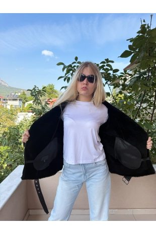 Kadın Hakiki Deri Ceket 723